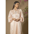 Retail Remedy Peach Bishop Sleeve Long Kurti. 