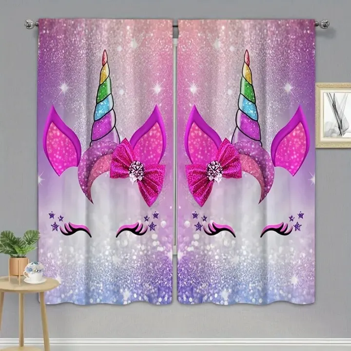 Rainbow%20Unicorn%20Sunshade%20Curtains%20for%20Girls%20Bedroom%202%20Panel%20Set%20Window%20Curtains%20for%20Living%20Room%20%E3%82%AB%E3%83%BC%E3%83%86%E3%83%B3%20Cortinas%20Para%20La%20Sala%20-%20Image%205