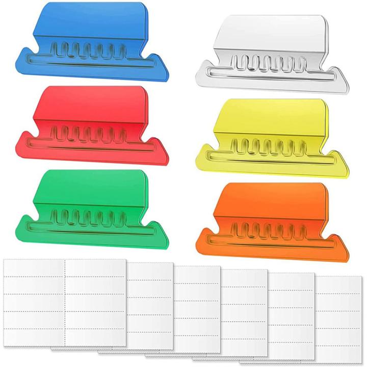 Tab Labls 60 Sets Hanging File Tabs and Inserts,Colorful File Folder Labels ...
