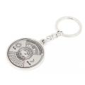 50 Years Perpetual Calendar Key Ring - Silver. 