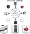 Smart Foot Massager, 4-point Red Physiotherapy + Hot Moxibustion, Electric Deep Kneading Plus Resin Massage. 