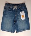 Blue 2 quarter stone washed soft denim pant for 3/4 years boy. (waist 21 inch, long 13.5 inch). 