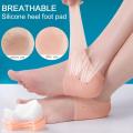 Silicone Foot Heel Protector Socks Moisturizing Gel Heel Pain Relief Plantar Fasciitis Socks With Hole Cracked Foot Skin Care - 2 Pcs. 