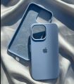 For Apple iphone 13/ iphone 13 Pro / iphone 13 Mini / iphone 13 Pro Max Liquid Silicone Case Luxury Shockproof Soft Touch Premium Case Back Cover Silicone Sierra Blue Sky Blue. 