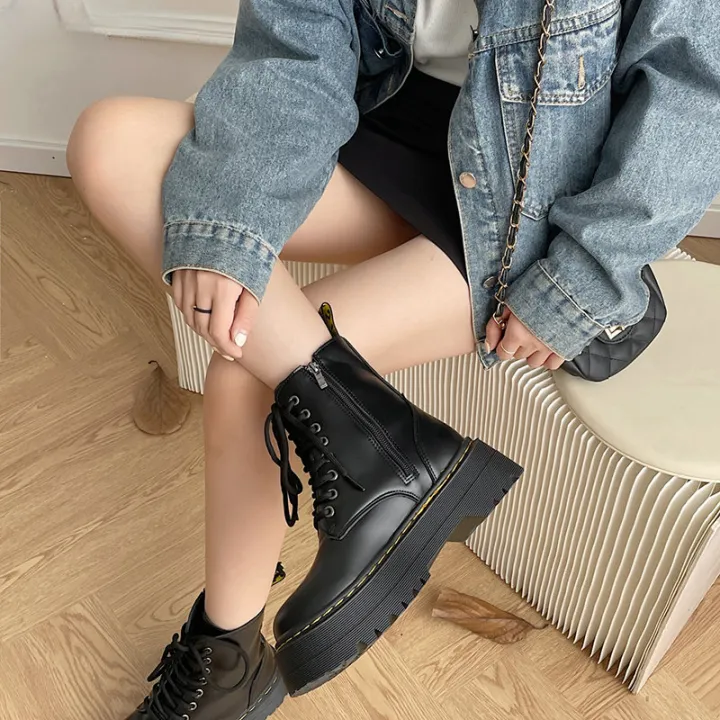 Minimalist%20Lace-up%20Combat%20Women%20Boots%205Cm%20Chunky%20Heel%20Platform%20Women%20Boots%20British%20Style%20Thick%20Sole%20Increase%20Height%20Casual%20Boots%20-%20Image%203