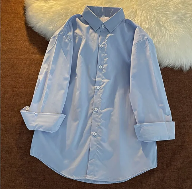 women's%20fashion%20all-match%20pocket%20linen%20shirt%20-%20Image%205