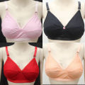 Wow! Exclusive normal Cotton Bra for Women(4 pcs) - Bra S.