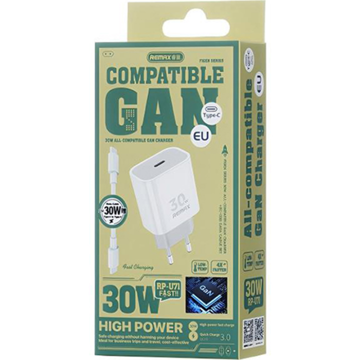 REMAX%20RP-U71%20Figen%20Series%2030W%20GAN%20PD%20Type-C%20to%20Type-C%20Cable%20Charger%20Set%20-%20White%20-%20Image%203
