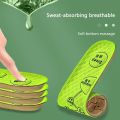 Deodorant Healthy Insoles for Shoes Massage Acupoints Arch Support Plantar Fasciitis Template Insole Men Women Shoe Sole Pads. 