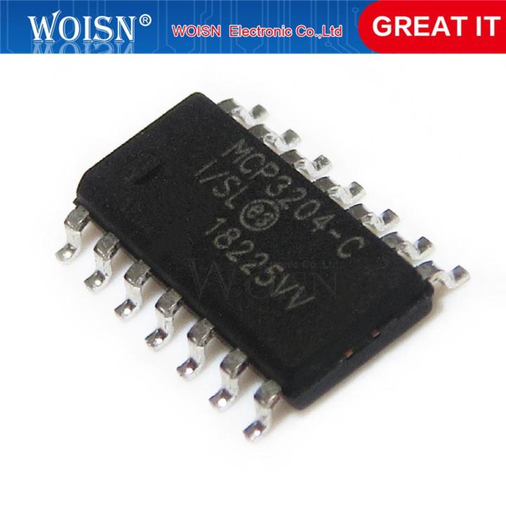 1pcs/lot MCP3204-CI/SL MCP3204-C MCP3204 SOP-14 New In Stock