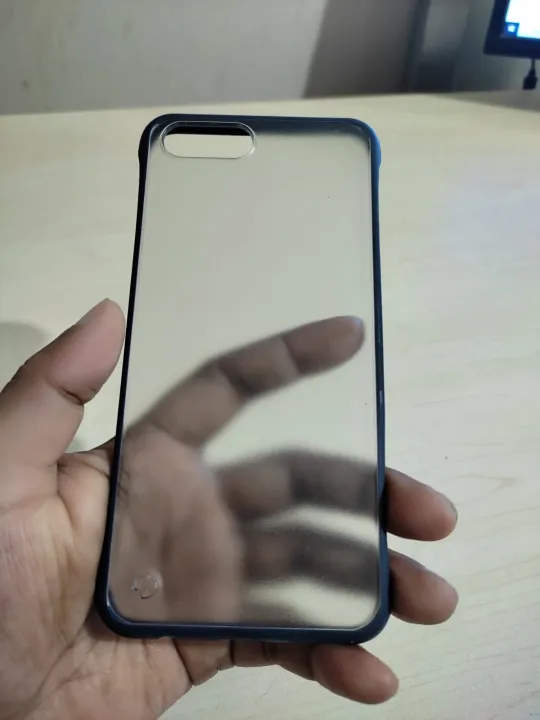 Yonpor%20Case%20For%20Oppo%20A3s%20%20-%20Ultra-thin%20Frameless%20Transparent%20%20Hard%20Mobile%20Phone%20Case%20Cover%20Blue%20-%20Image%202