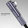 Type-c  Magnetic  Adapter Usb 4.0 C Male To Type-c Female Converter Cable Magnetic Elbow 40gb Connector. 