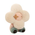 Creative Sunflower Head Baby Human Body Plush Toy Stuffed Kawaii Flower Pillow Cute Room Decor Doll for Kids Girls Birthday Gift. 