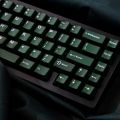 114 Keys Emerald Green Semi Transparent Keycaps Double Shot ABS Keycaps Cherry Profile for Gateron MX Switches Gamer Keyboard. 