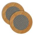 Placemat Bamboo Tea Coaster Heat Pad for Home, Office, Kitchen, Dining Table- 2 Pcs. 