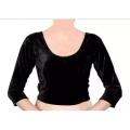 Velvet Blouses Best Qualityfull Three Quarter Sleeves For Women..