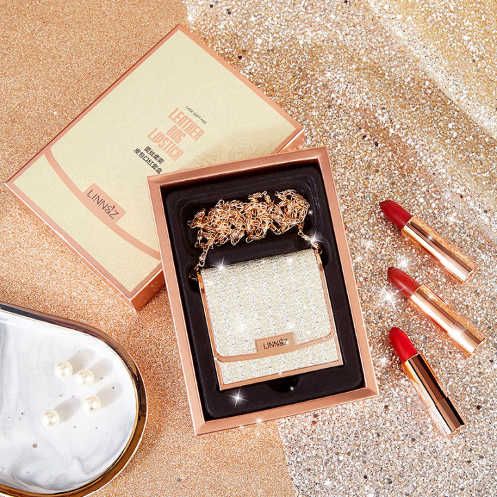 Lin%20makeup,%20lace,%20soft%20mist,%20matte%20bag,%20lipstick,%20three%20packs,%20leather%20bag,%20three-color%20lipstick%20set,%20Douyin,%20Xiaohongshu%20-%20Image%204