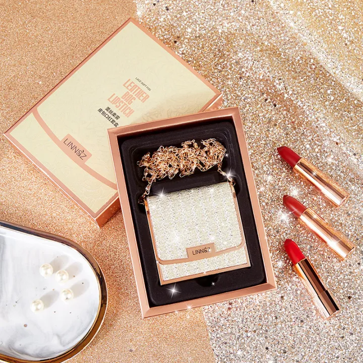 Lin%20makeup,%20lace,%20soft%20mist,%20matte%20bag,%20lipstick,%20three%20packs,%20leather%20bag,%20three-color%20lipstick%20set,%20Douyin,%20Xiaohongshu%20-%20Image%204