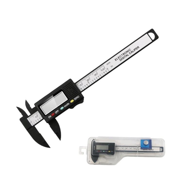0-150mm Digital Vernier Calipers measure 6inch LCD Electronic Carbon Fiber Gauge height measuring instruments micrometer-100mm