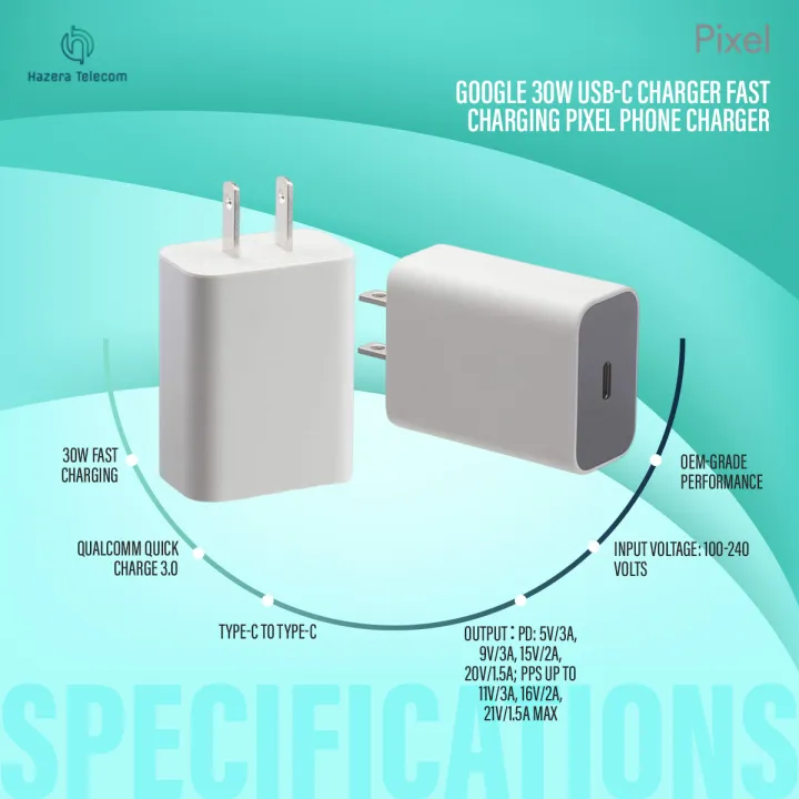 Google%2030W%20USB%20C%20Fast%20Charger%20with%20Quick%20Charge%203.0%20for%20Pixel%20and%20Type%20C%20Devices%20-%20Image%203
