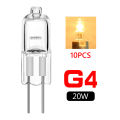10/20/40 Pcs AC/DC 12V 20w Super Bright G4 Halogen Bulb Halogen Light Lamp JC Type Clear Tungsten Halogen Mini Lamp Light Blubs.