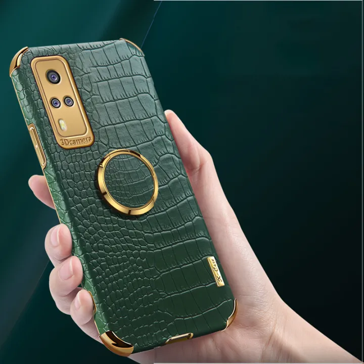 Phone%20Case%20Vivo%20Y53S%20Back%20Cover%20Crocodile%20Pattern%20Leather%20Cases%20Soft%20Cover%20Ring%20Stand%20Holder%20Cover%20Vivo%20Y53S%20Case%20-%20Image%203