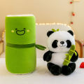 Cute Secret Panda In Bamboo Plush Toy Giant Panda Modern Simple Style Gifts. 