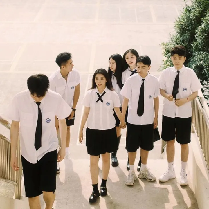 Taiwan%20School%20Uniform%20Suit%20Attached%20to%20Middle%20School%20Students%20jk%20Uniform%20White%20Shirt%20High%20School%20College%20Style%20Graduation%20Sports%20Meeting%20Business%20Attire%20Summer%20-%20Image%203