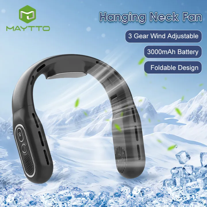 Maytto%20Hanging%20Neck%20Fan%20Mini%20Portable%20Fan%20Semiconductor%20Refrigeration%20With%20Digital%20Display%20Rechargeable%20Super%20Silent%20Neck%20Fan%20Leafless%20Fan%20Lazy%20Person%20Hanging%20Neck%20Fan%20-%20Image%209