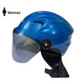 SMS Pelion Half Face Helmet for Women | ABS Strong Body, Soft Foam Interior, Wind-Proof Leather Lining, Ladies V-Cut Design, Visor Supported Motorcycle & Cycling Helmet.