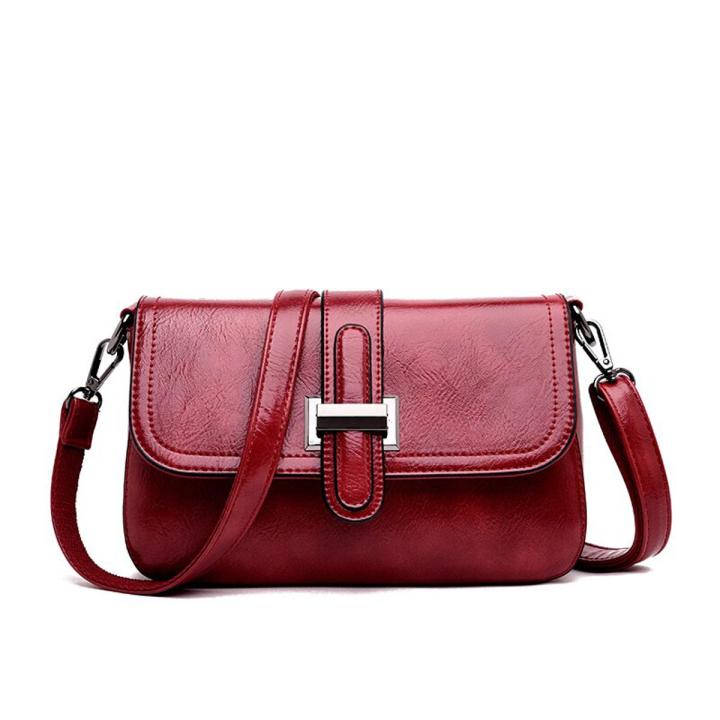 Woman Bags  Crossbody Bags for Women Fashion  Wax Ladies Leather Handbags Women Shoulder Bag Female Casual Tote Bag