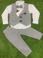 PREMIUM 4PCS Baby Boy Formal Suit Gentleman Clothes Sets Children Birthday, Wedding, Any Party Dress Suit with cap+bowtie+vest+full shirt+trouser.