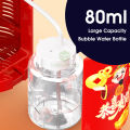 MAYTTO Bubble Blowing Machine Imitation Firework Electric Bubbles Music Light Colorful New Year Toys Children Gift Electric Bubble Machine Toy High-capacity 13 Holes Bubble Toys. 