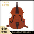 Customized new European and American fashion creative funny personality simulation violin organ guitar pu crossbody bag women's backpack. 