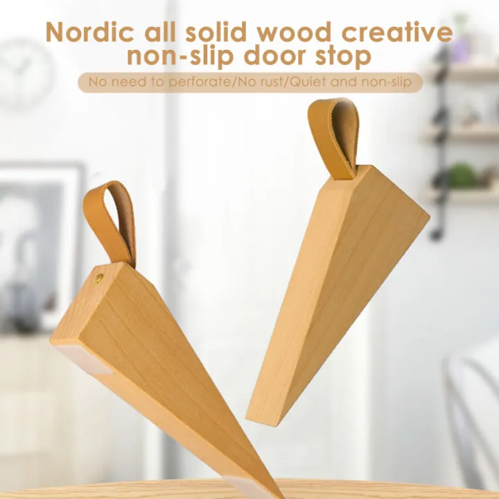 Wooden%20Door%20Wedge%20Stopper%20Non-Slip%20Solid%20Wood%20Door%20Stoppers%20Sturdy%20and%20Durable%20Door%20Stop%20Wedge%20with%20Hanging%20Leather%20(1%20Pcs)%20-%20Image%209
