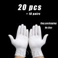 Disposable Nitrile Gloves White Latex Free Powder-Free Glove Small Medium Large S M L Black Woman Man Work Hand Protection.