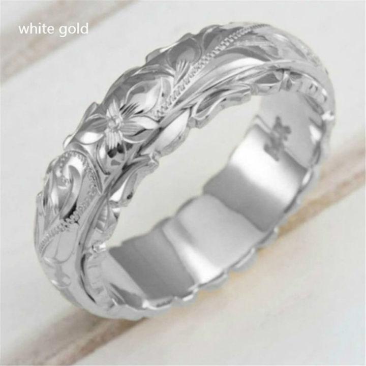 Wish%20new%2014k%20yellow%20gold-plated%20suspended%20engraved%20rose%20flower%20ring%20European%20and%20American%20cross-border%20jewelry%20tail%20ring%20women%20-%20Image%203
