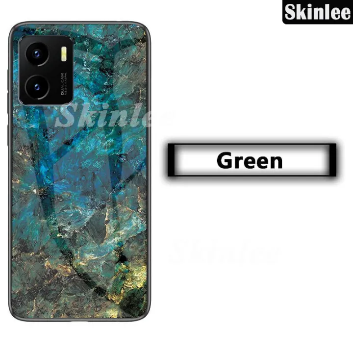 Phone%20Case%20for%20VIVO%20Y15S%20Back%20Cover%20Fashion%20Marble%20Tempered%20Glass%20Soft%20Silicone%20Cases%20for%20VIVO%20Y15S%20Cover%20-%20Image%204
