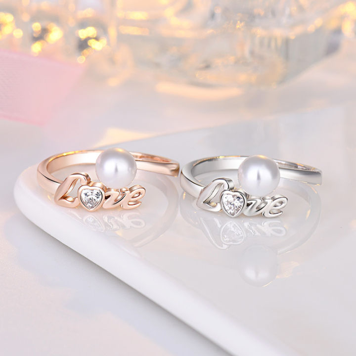 Internet celebrity decoration rings, women's love letters, hearts