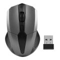 2.4Ghz Wireless Mouse 1200DPI Adjustable Home Office Computer Game Optical Gaming Cordless Mice,Yellow. 