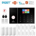 PGST PG108 WiFi 2G GSM Alarm System Home Burglar Security With Motion Sensors Wireless Alarm Kit Support Alexa.