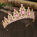 Crystal Hair Tiara Crown Rhinestone Headband Baroque Bride Bridal Tiaras Wedding Dress Hair Accessories. 