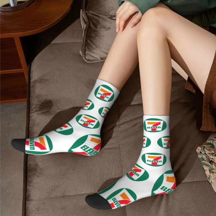 7-11%207-Eleven%20Logo%201969-2004%20Store%20Design%20Socks%20Product%20for%20Unisex%20Compression%20Dress%20Socks%20-%20Image%205
