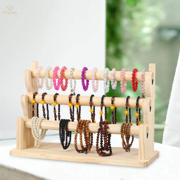 Wooden%20Bangle%20Bracelet%20Holder%20Stable%20Modern%20Gift%20Removable%20Watch%20Display%20Stand%20Jewelry%20Storage%20-%20Image%209