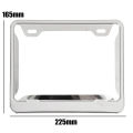 Motorcycle License Plate Frame Number Plate Cover Protection for Spain Moto Universal. 
