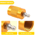 PCP SCBA Filling Valve Station Charging Kit Adapter To G5/8 or 5/8BSPP DIN Adaptor 300 Bar W/8Mm Quick Disconnect,Male. 