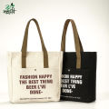 Trendy Top Handle Fashion Design Canvas Tote Bag Shopping Bag/College/University Bag, Tote Bag, Canvas Bag with Zipper.