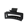 Korean Large Solid Hair Claw Elegant Hairpins Barrette Crab Hair Clips For Women Girls Square Headwear Hair Accessories Jewelry. 