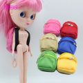 【The road to happiness Store】1PCS 1/6 Doll Backpack for Barbies Toys BJD Cute Children Gifts bags. 
