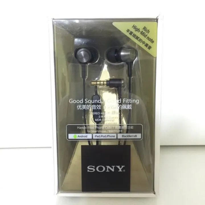 MDR-EX650AP Authentic Sony Earphone In-Ear 3.5mm Headphones -Black
